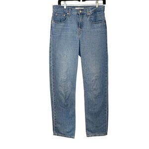 Levis Low Pro Straight Medium Wash Jeans Womens Size 27 X 30